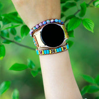 Bracelet Samsung Watch 4 en Turquoise et Jaspe