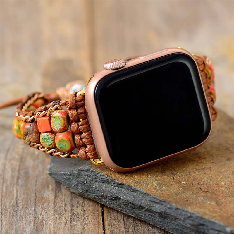 Apple Watch bracelet en Jaspe  Bracelet pierre naturelle – Kolby Jones