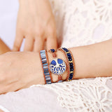 Bracelet femme arbre de vie en lapis lazuli