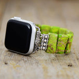 Bracelet Apple Watch Elastique en Jaspe (38-41mm)