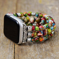 Bracelet Apple Watch 3 Bandes Elastiques en Jase (38-41mm)
