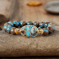 Bracelet Tibétain en Bronzite