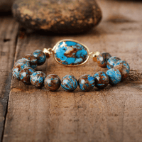 Bracelet Tibétain en Bronzite