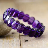 Bracelet Elastique 1 Brin en Améthyste