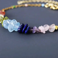 Bracelet 7 Charka en Acier Inoxydable