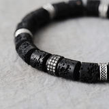 Bracelet Breloque en Pierre de Lave