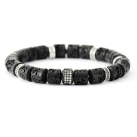 Bracelet Breloque en Pierre de Lave