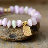 Bracelet Kmissa en Jaspe Violet