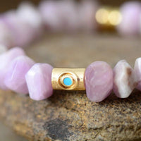 Bracelet Kmissa en Jaspe Violet