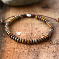 Bracelet en Jaspe Marron