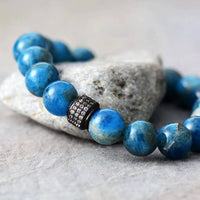 Bracelet Breloque en Apatite 10mm