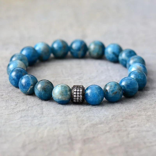 Bracelet Breloque en Apatite 10mm