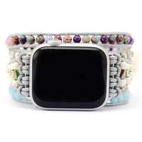 Bracelet-Femme-Apple-Watch-Howlite-Jade-Jaspe-BAWF066-1