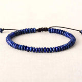 Bracelet Disque en Lapis Lazuli