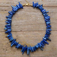 Collier Tour de Cou en Aigue-marine