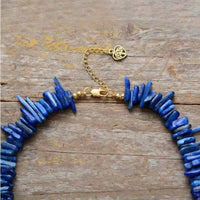 Collier Tour de Cou en Aigue-marine