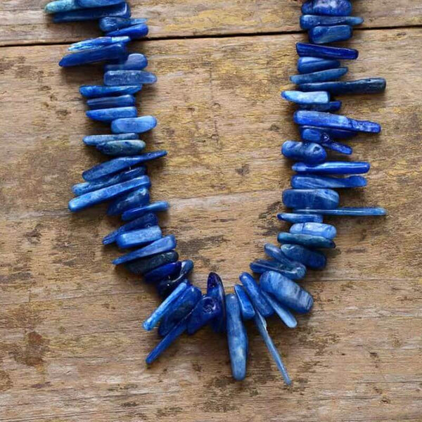 Collier Tour de Cou en Aigue-marine