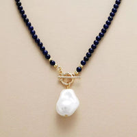 Collier Tour de Cou en Lapis Lazuli, Turquoise, Agate