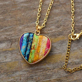 Collier Charka en Forme de Cœur