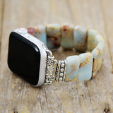 Bracelet Apple Watch Elastique en Jaspe (38-41mm)