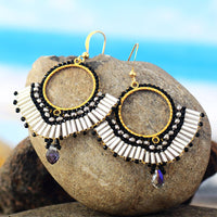 Boucles d'oreilles Bohème en Cristal