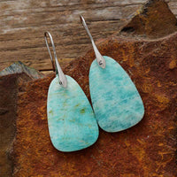 Boucles d'oreilles en Amazonite