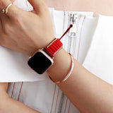 Bracelet Apple Watch Pierres Rouges (38-41mm)