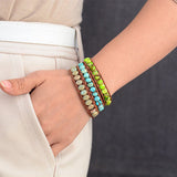 Bracelet Cuir Enroulé 1 Brin en Jaspe