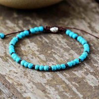 Bracelet Boho en perles Turquoise pour Homme - Zen Corner