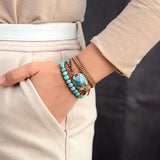 Bracelet Howlite Turquoise - Zen Corner